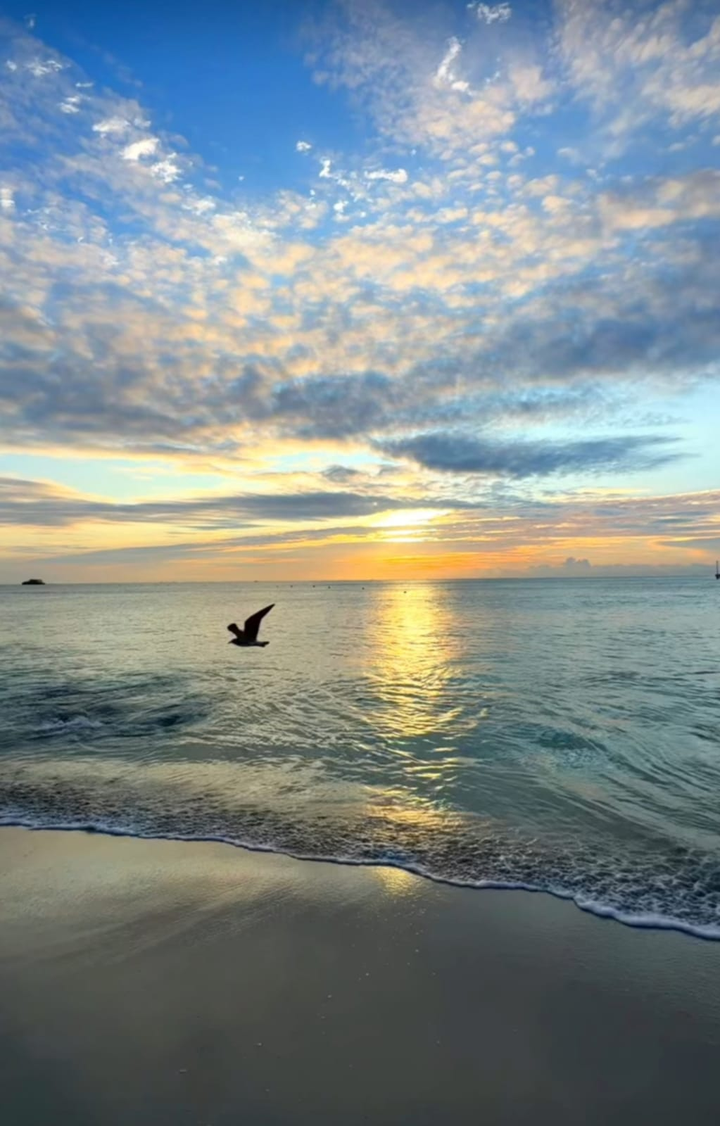 Amanecer sobre la Riviera Maya